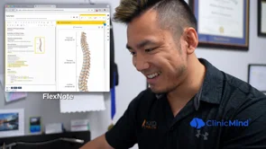 screenshot of Genesis Chiropractic Software